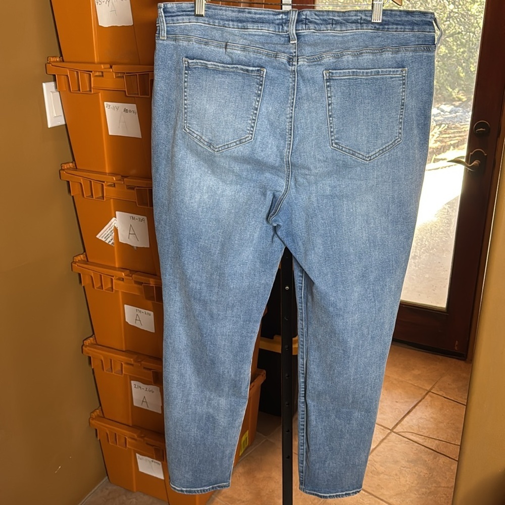 NYDJ Alina Skinny Ankle Jeans In Plus Size Blue Valley Jeans Size 18W - Picture 10 of 10